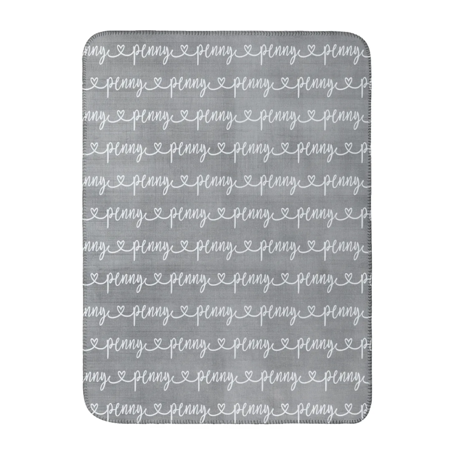 Written with Love Sherpa Baby Blanket