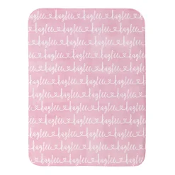 Written with Love Sherpa Baby Blanket