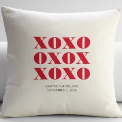 XOXO Throw Pillow