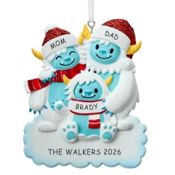 Yeti Family Ornament