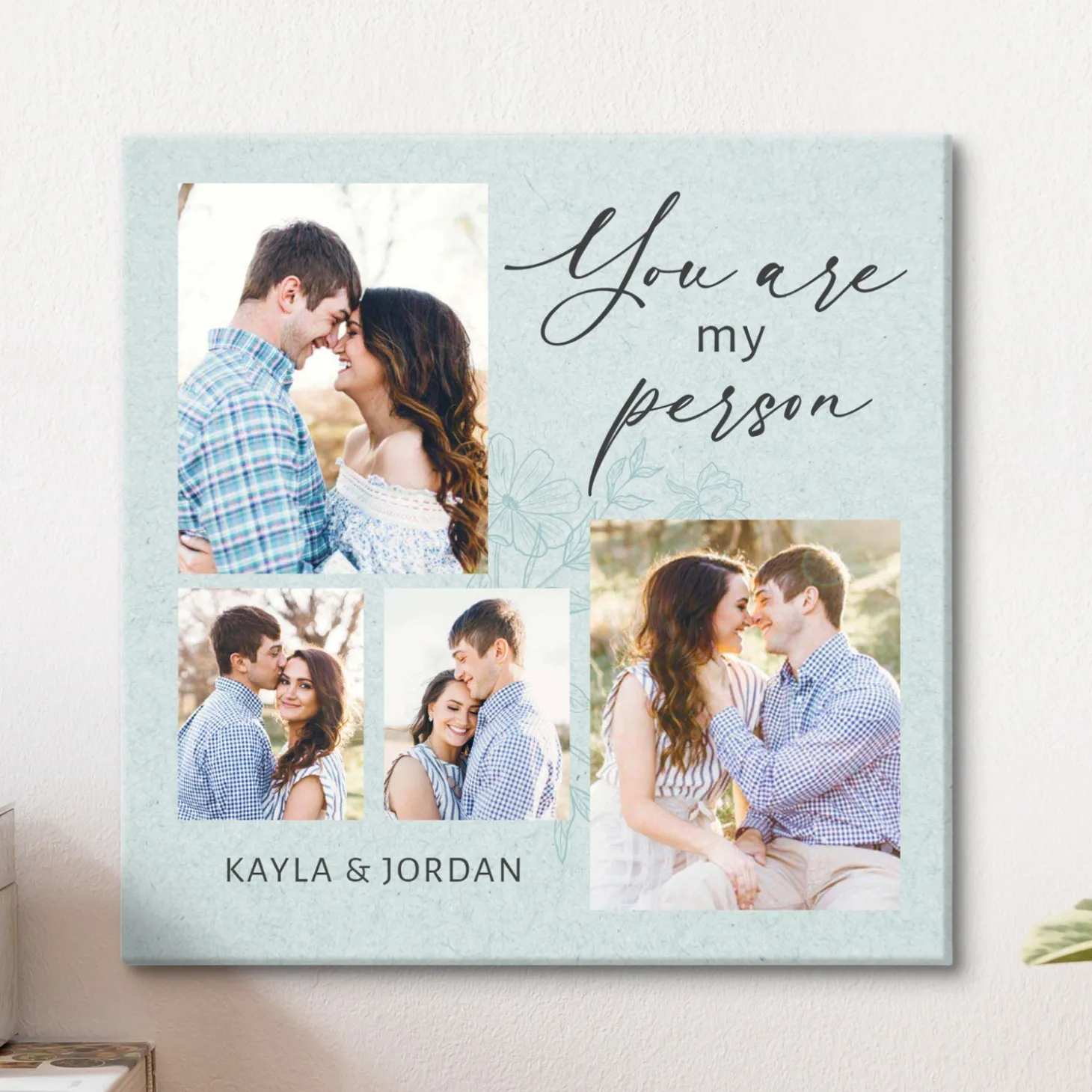 You Are My Person Photo Canvas