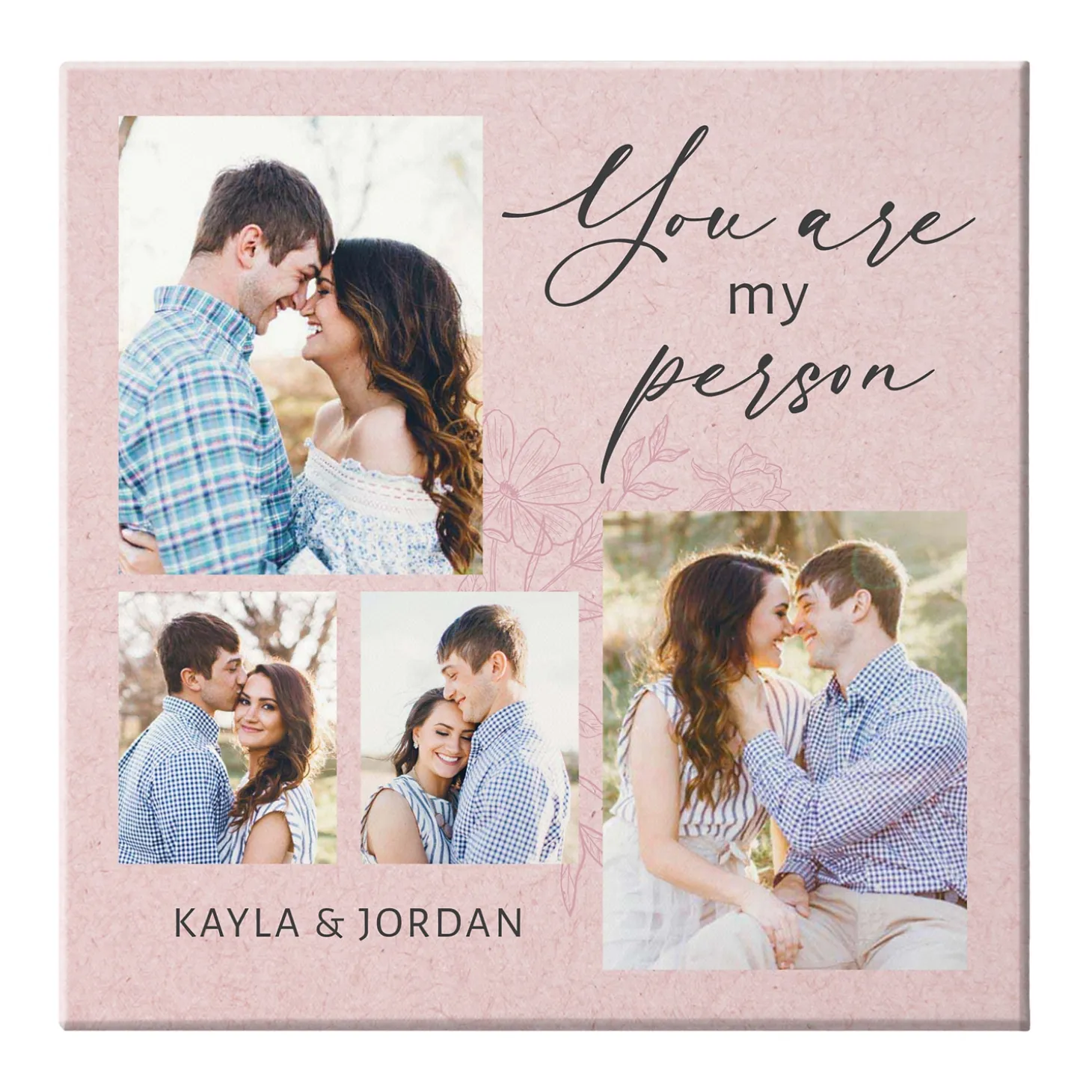 You Are My Person Photo Canvas