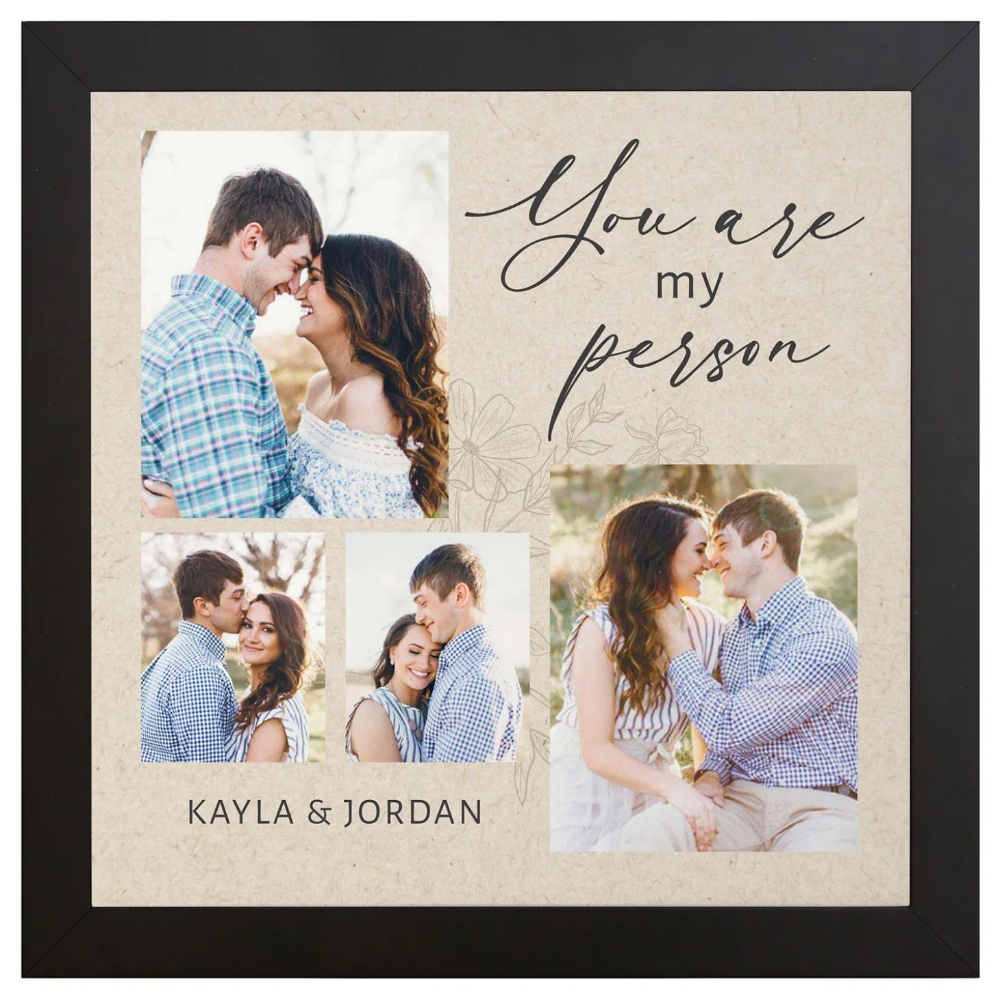 You Are My Person Photo Canvas