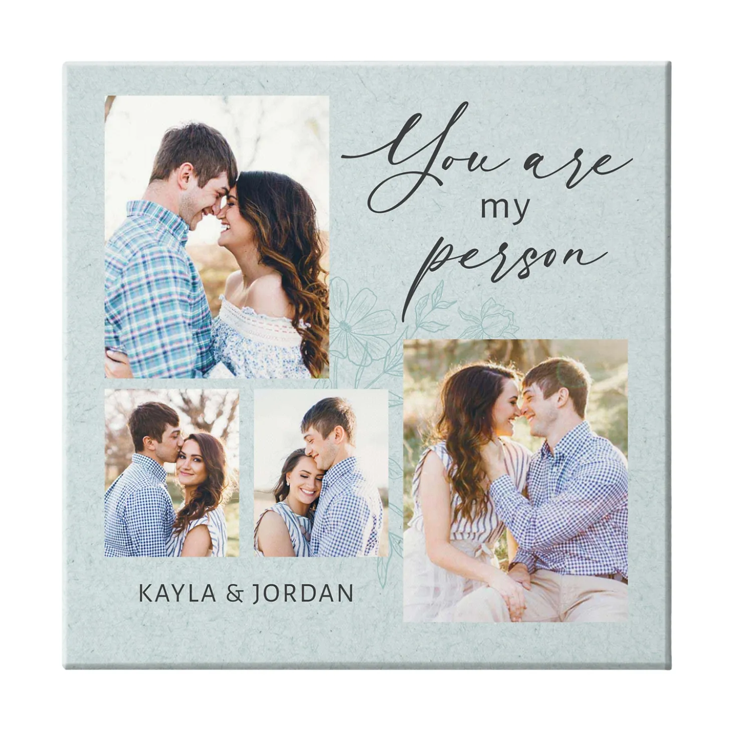 You Are My Person Photo Canvas