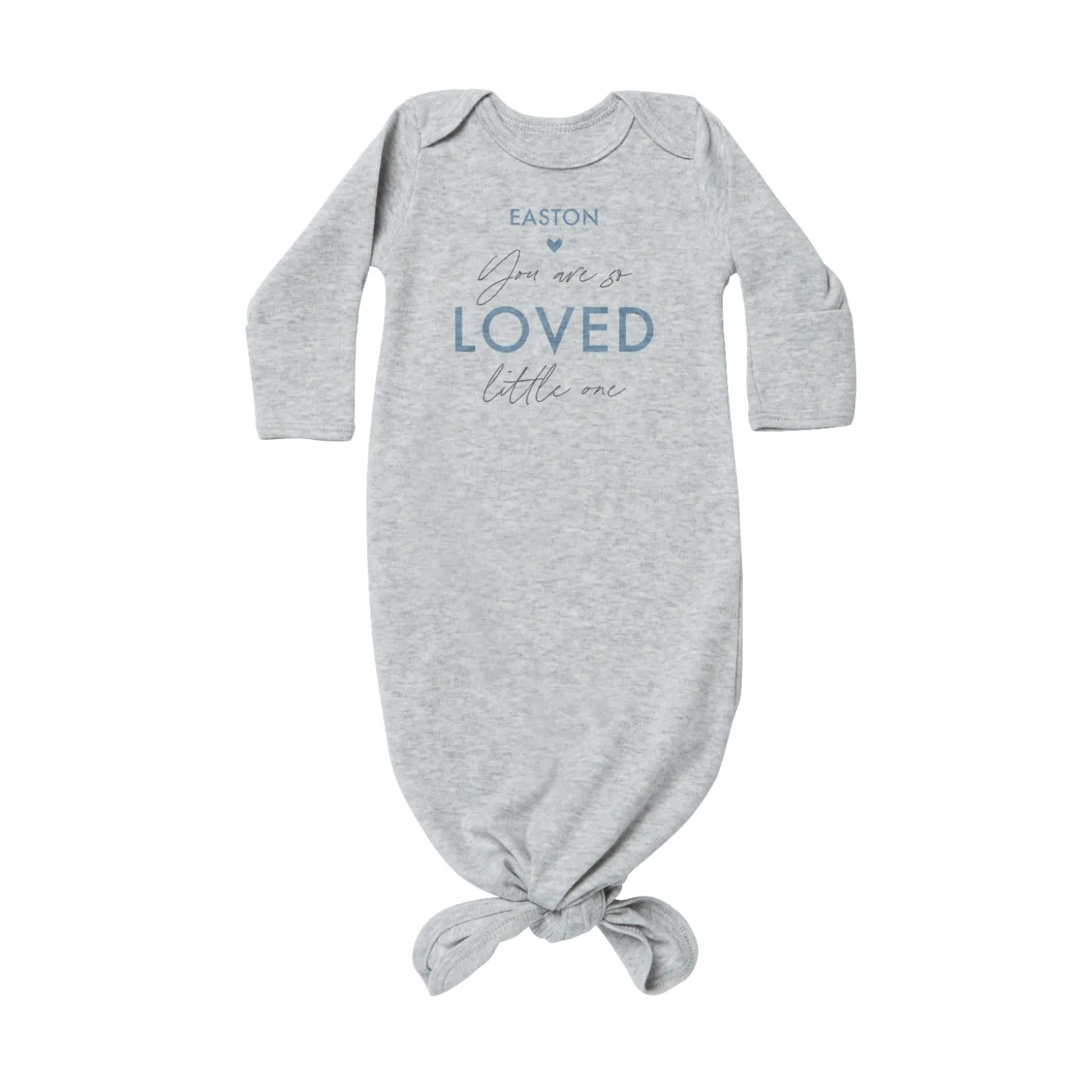 You Are So Loved Baby Knotted Gown
