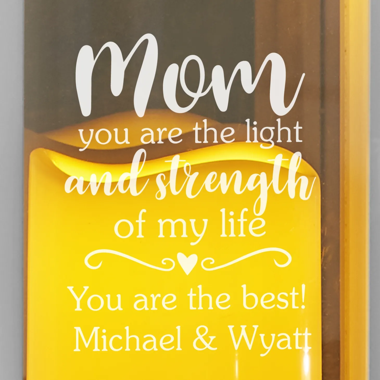 You Are The Light Brown Lantern
