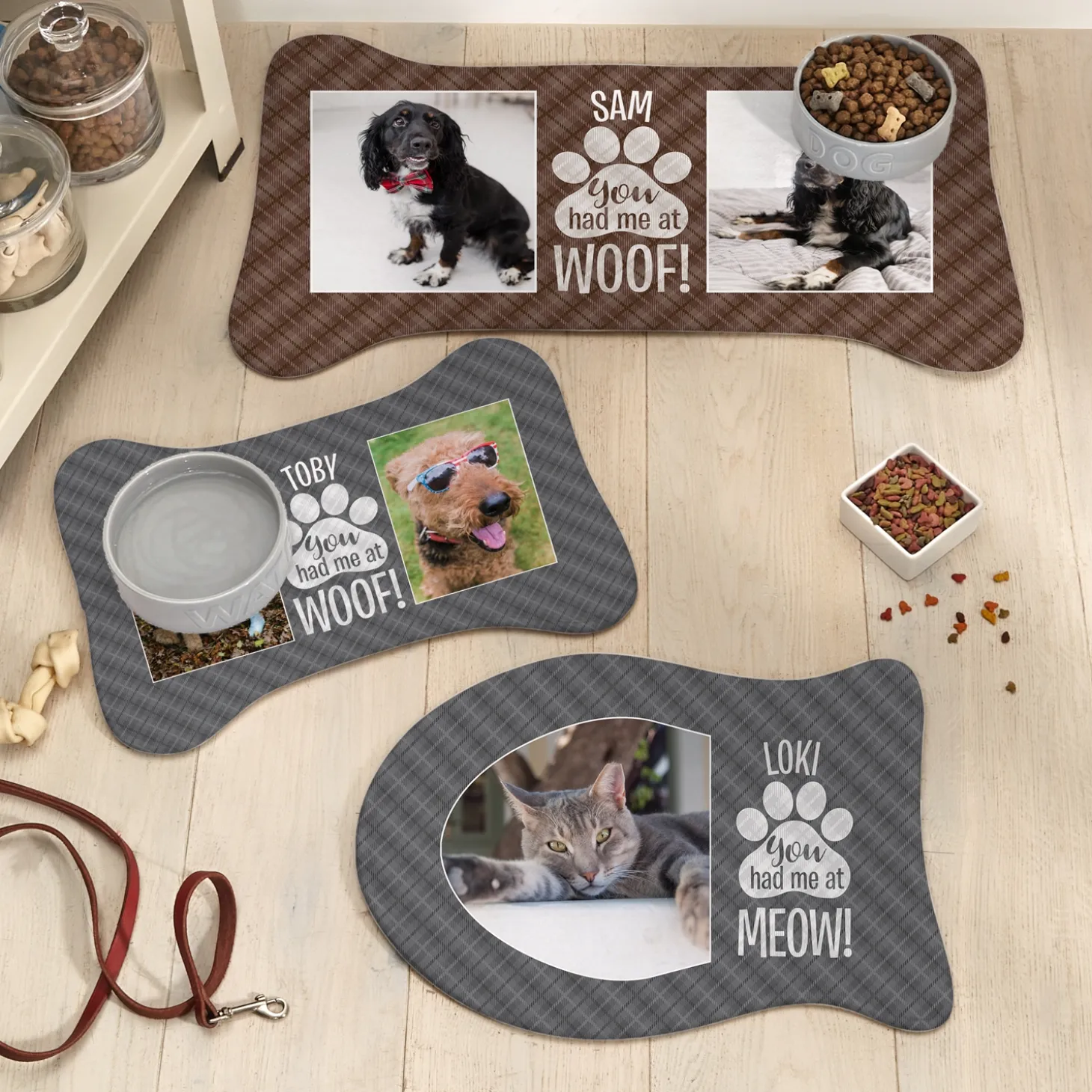 You Had Me At... Photo Pet Feeding Mats