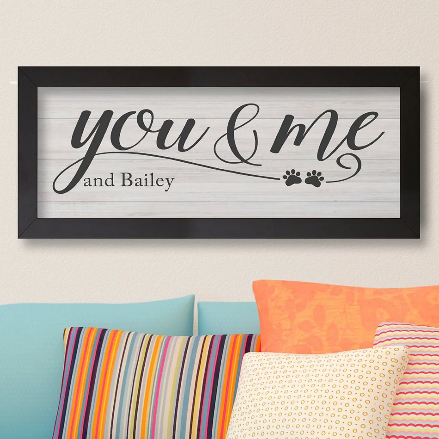 You & Me Pet Canvas