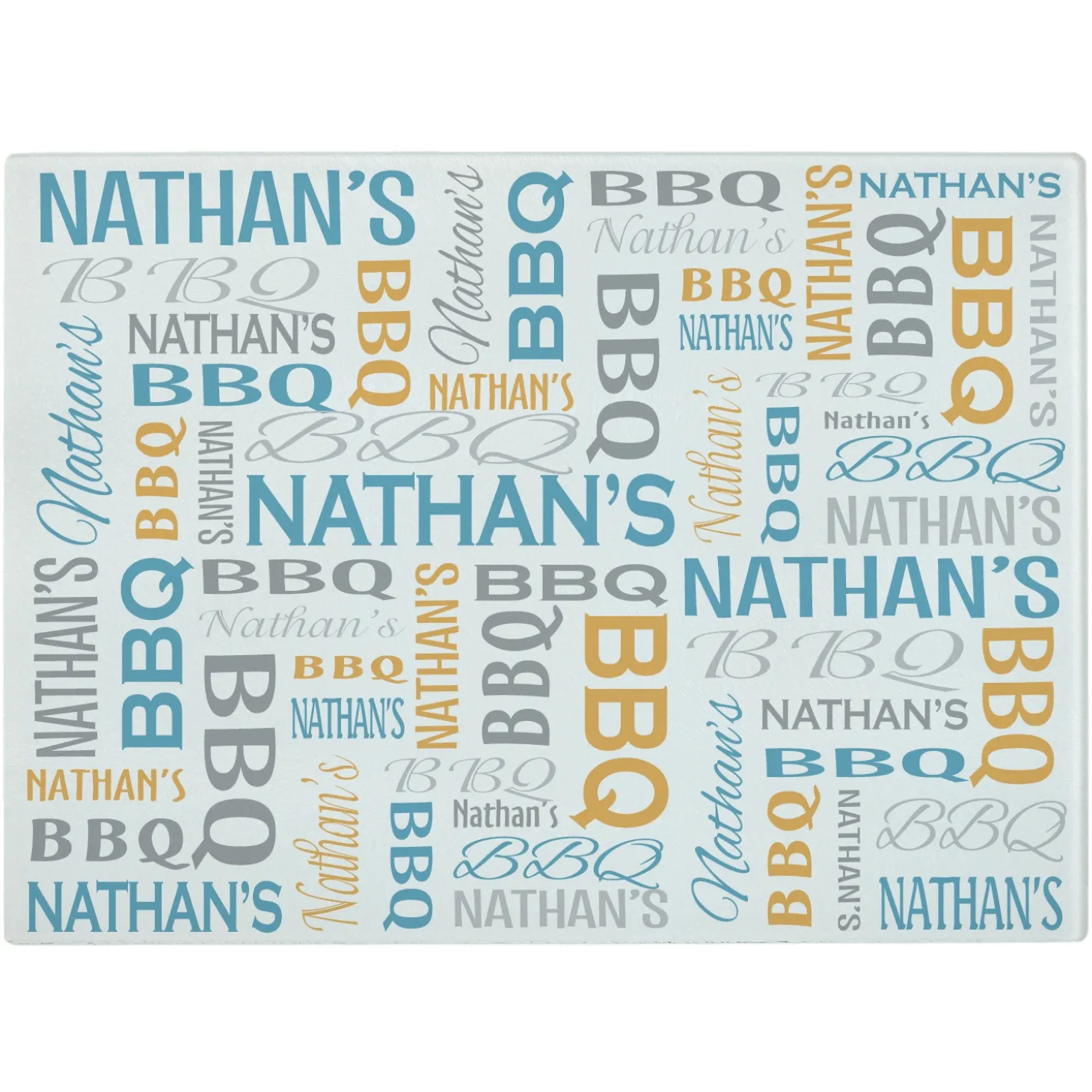 You Name It! Signature Glass Cutting Board