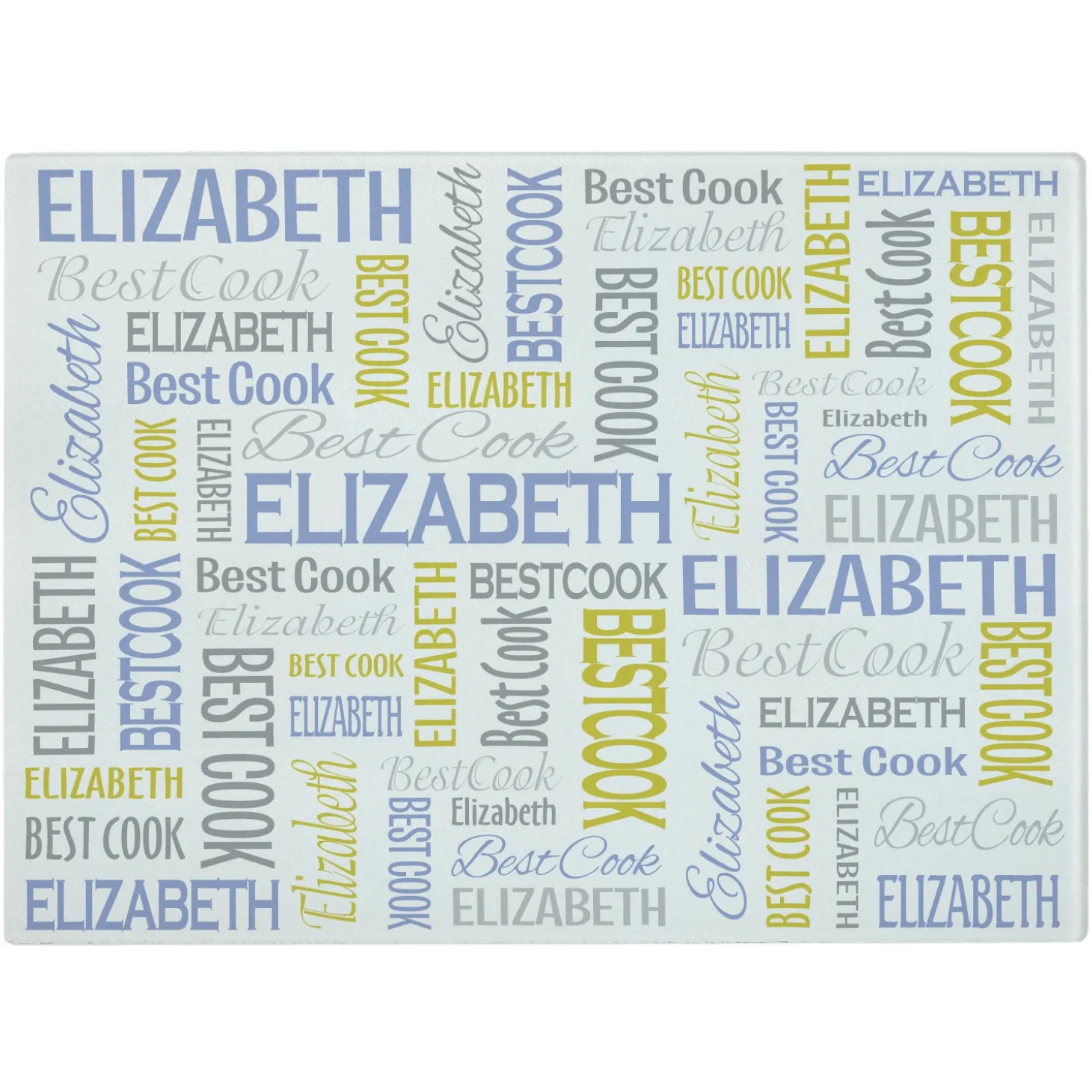 You Name It! Signature Glass Cutting Board