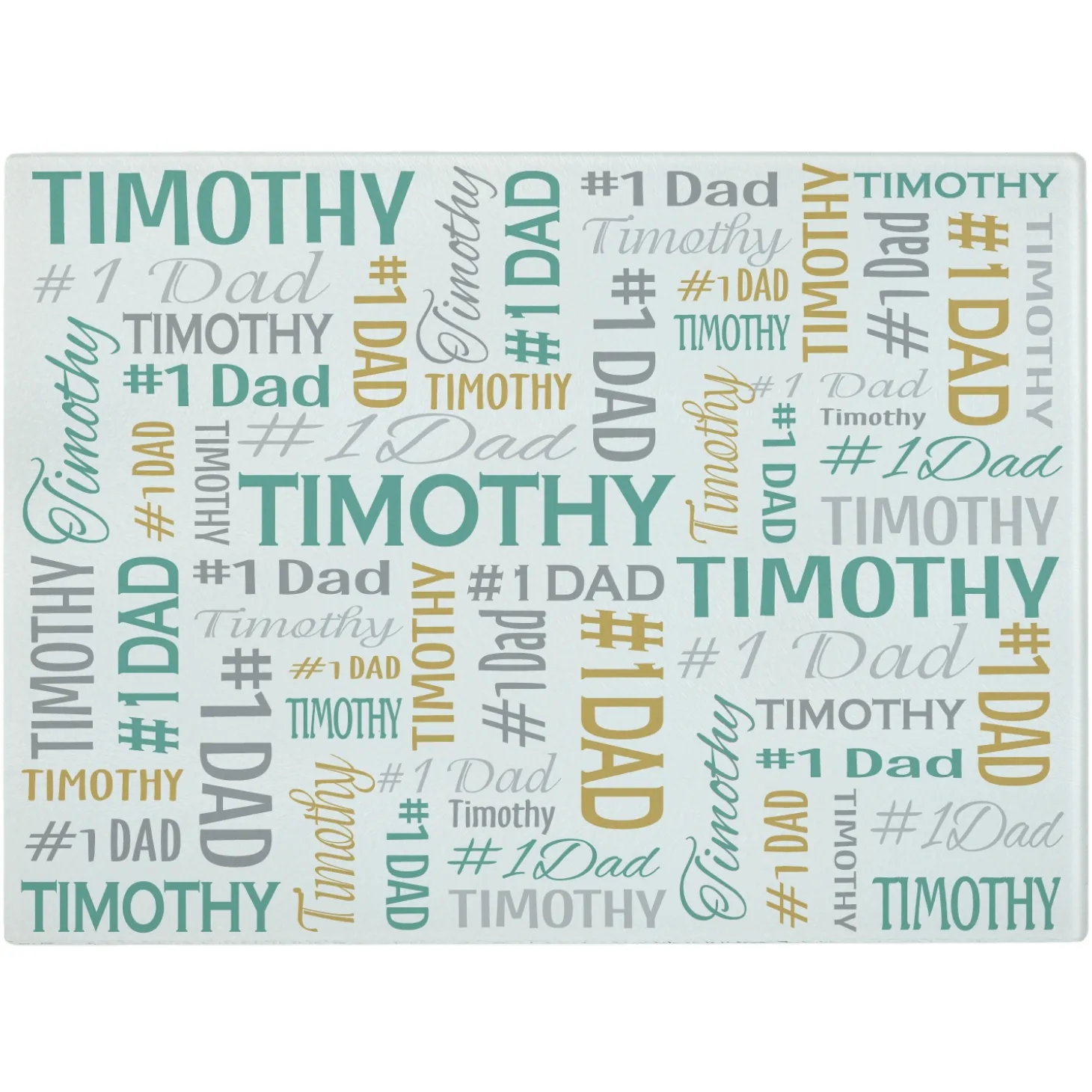 You Name It! Signature Glass Cutting Board