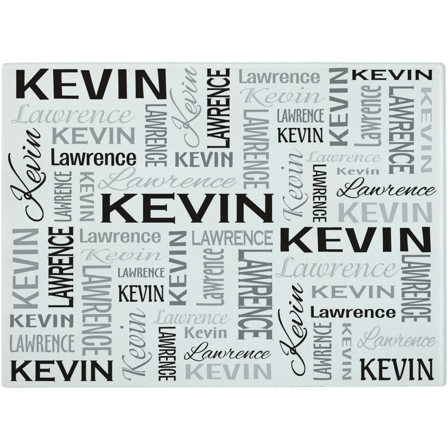 You Name It! Signature Glass Cutting Board