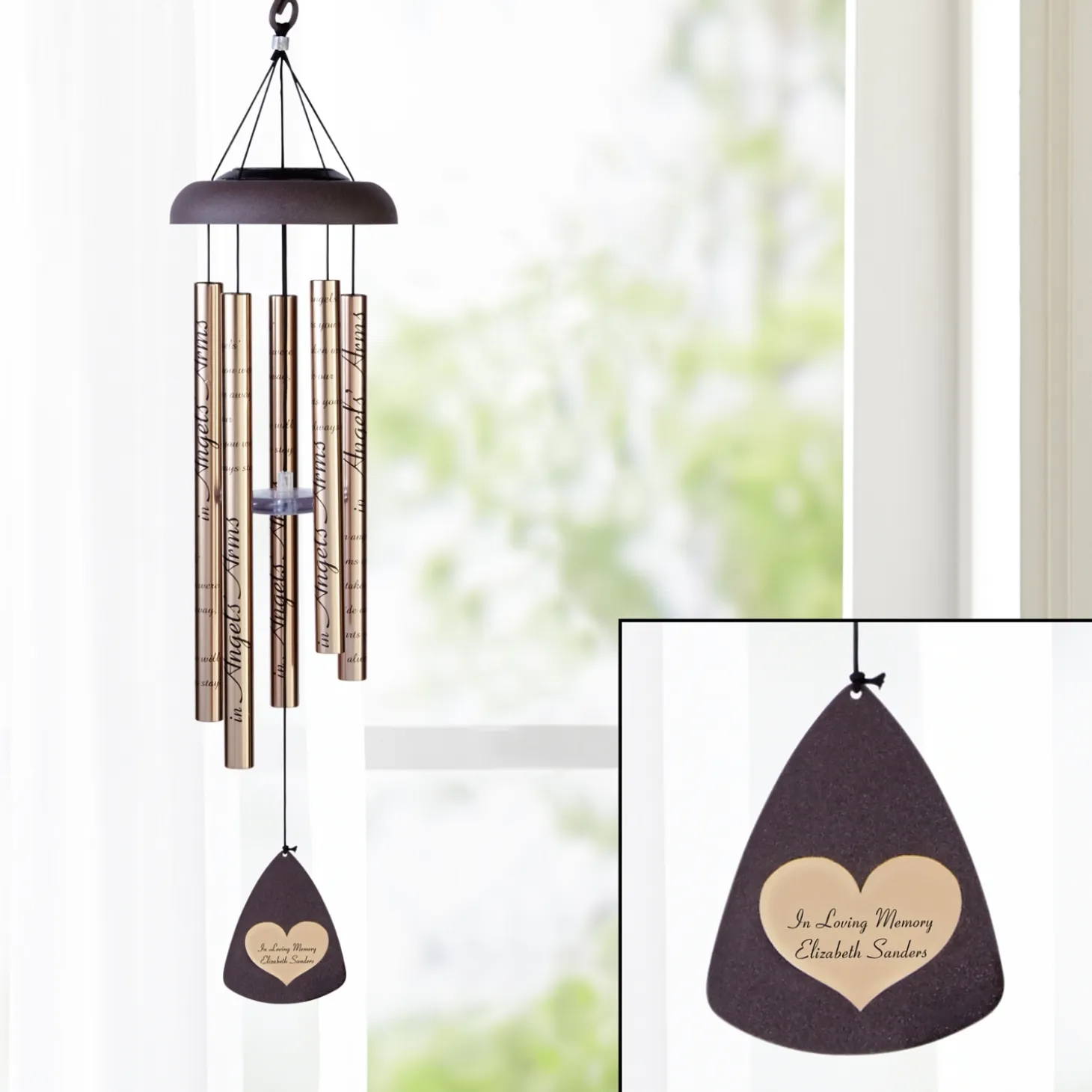 Your Light Shines Bright Solar 29 inch Wind Chime