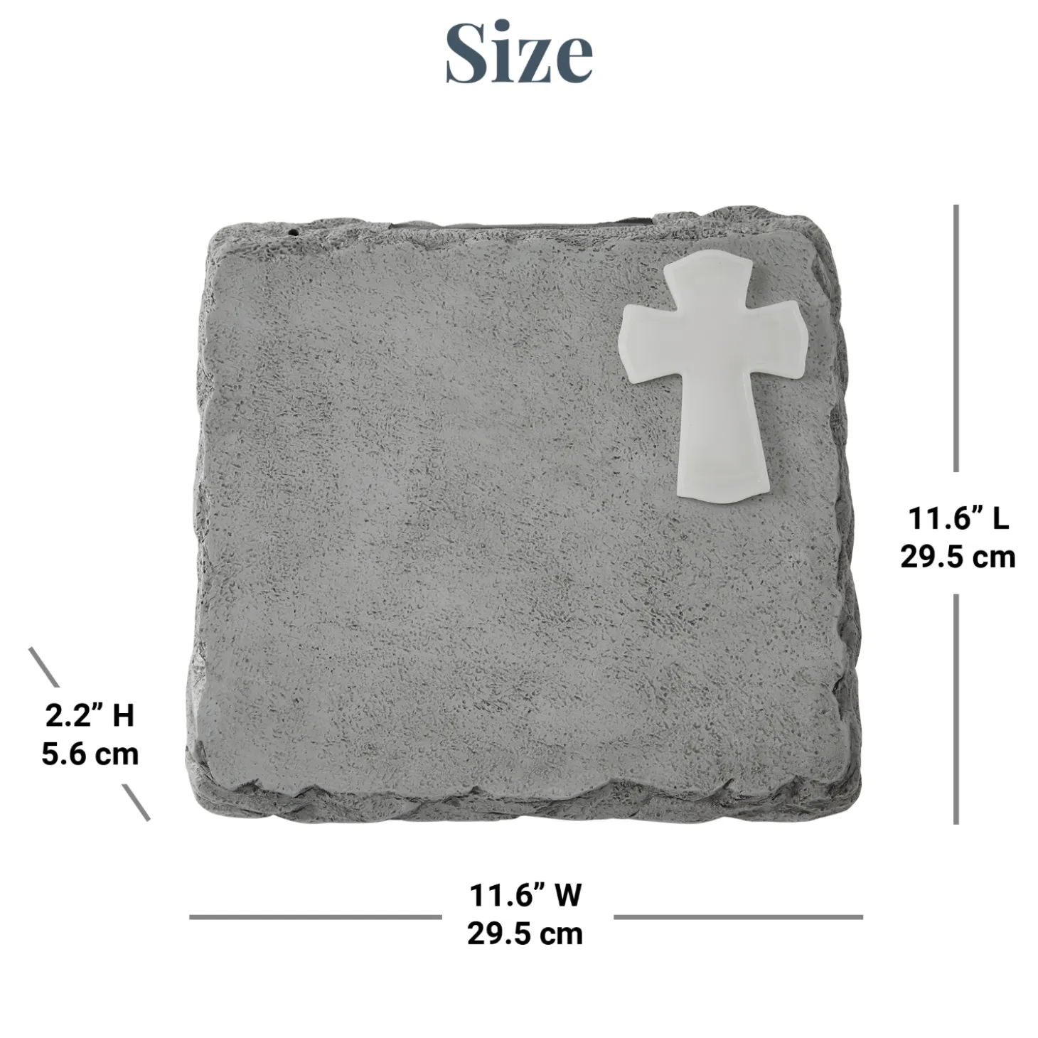 Your Light Shines Memorial Solar Garden Stone