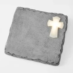 Your Light Shines Memorial Solar Garden Stone