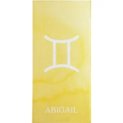 Zodiac Sign Beach Towel