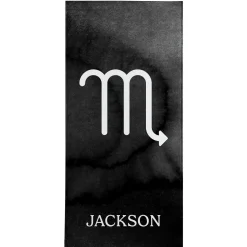 Zodiac Sign Beach Towel