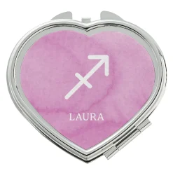 Zodiac Sign Heart Mirror