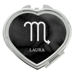 Zodiac Sign Heart Mirror