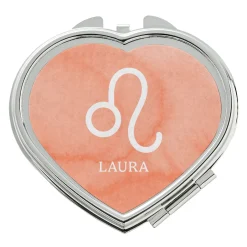 Zodiac Sign Heart Mirror