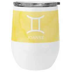 Zodiac Sign Insulated Wine Tumbler