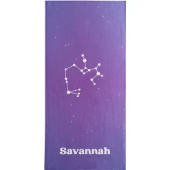 Zodiac Stars Beach Towel