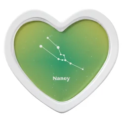 Zodiac Stars Heart Keepsake Box