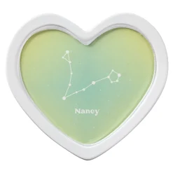 Zodiac Stars Heart Keepsake Box