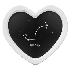 Zodiac Stars Heart Keepsake Box