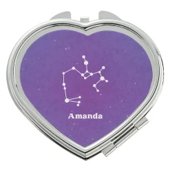 Zodiac Stars Heart Mirror