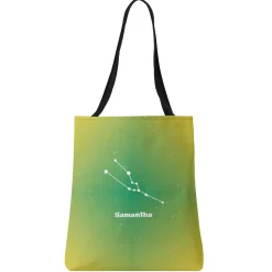 Zodiac Stars Tote Bag