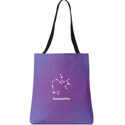 Zodiac Stars Tote Bag