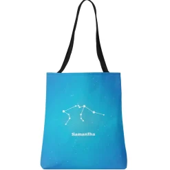 Zodiac Stars Tote Bag